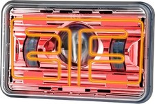 6inx4in Premium High Beam LED Projector Headlight- Heated