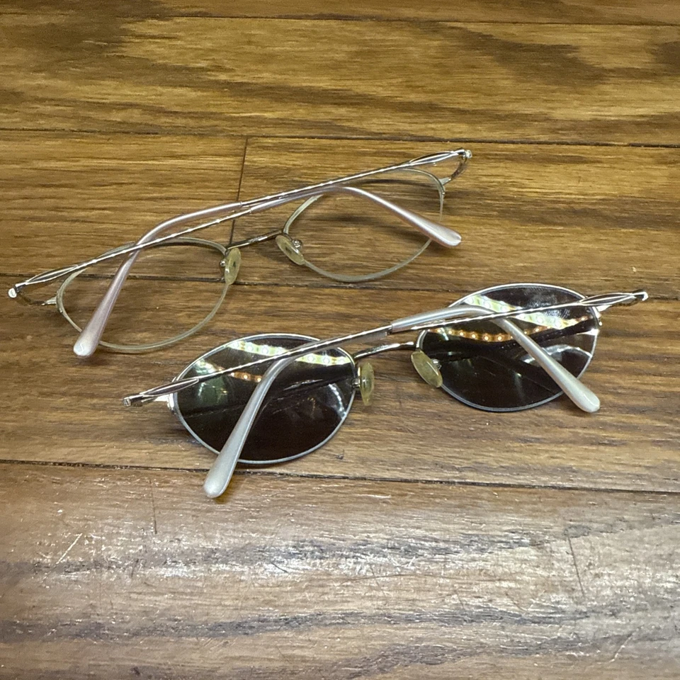 2x Catherine Deneuve CD-182 Eyeglasses Frames  Half Rim 50-19-133 - Image 2 of 4