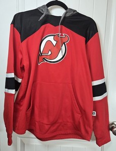 Sweat à capuche New Jersey Devils homme XL rouge LNH hockey pull sweat