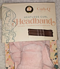 🌺 Curly-Q Heatless Curl Headband 8 Bobbie Pins Sleep New Pink Overnight Waves — photo 2