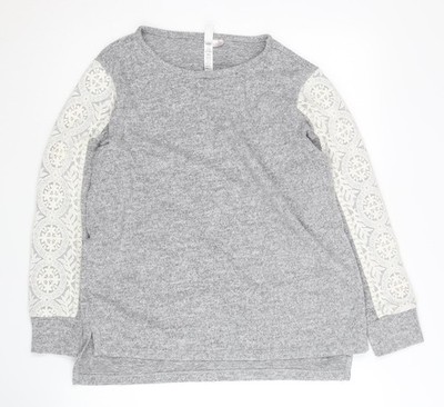 Grauer Pullover Pulli Damen UK Größe M von Flora Nikrooz