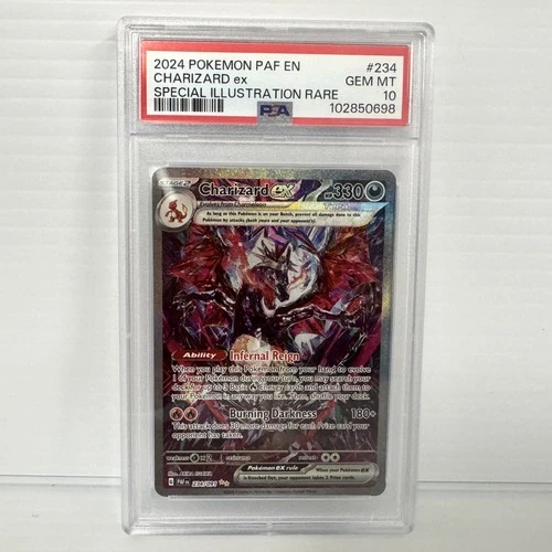 PSA 10 Charizard Ex 234/091 SIR - Paldean Fates - Graded Pokemon Card