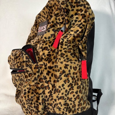 Leopard Print Backpack For Women Stylish Travel Rucksack, Vintage