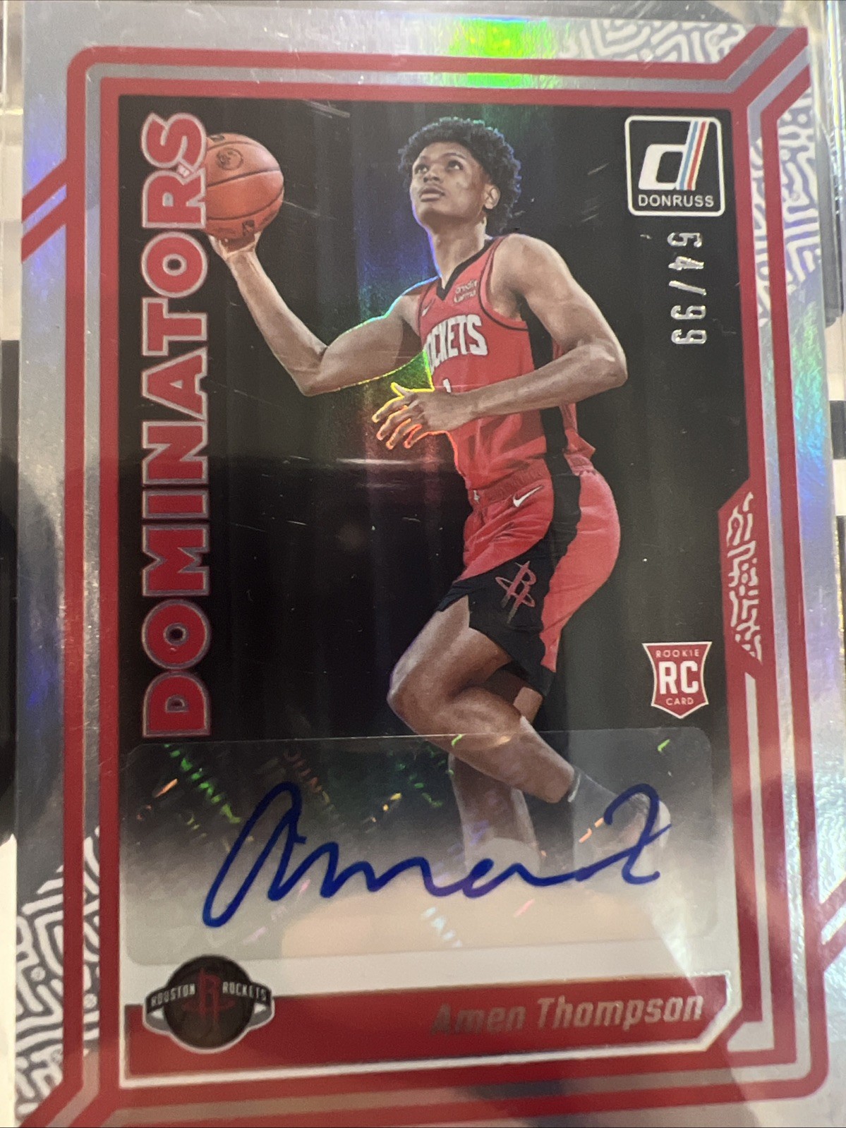 2023-24 Panini Donruss Rookie Dominators Auto Amen Thompson #RD-ATH /99 