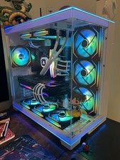 LIAN LI O11 Dynamic EVO RGB White Tempered Glass ATX Mid Tower Chassis