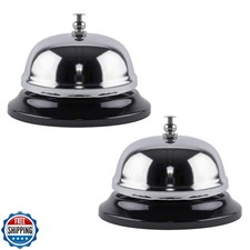 Super Z Outlet Call Bell 2-Pack - Classic Service Bell for Desk,