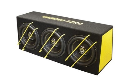 Ground Zero GZIB 3.250SPL - 3x 25cm Gehäusesubwoofer