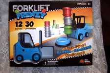 Fat Brain Toys Co 15cm Forklift Vehicle Frenzy Barrel Stacking Game Kids Toy 6+