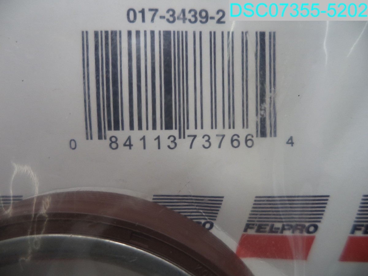 BS 40619 Fel-Pro Rear Main Seals 084113737664 | eBay