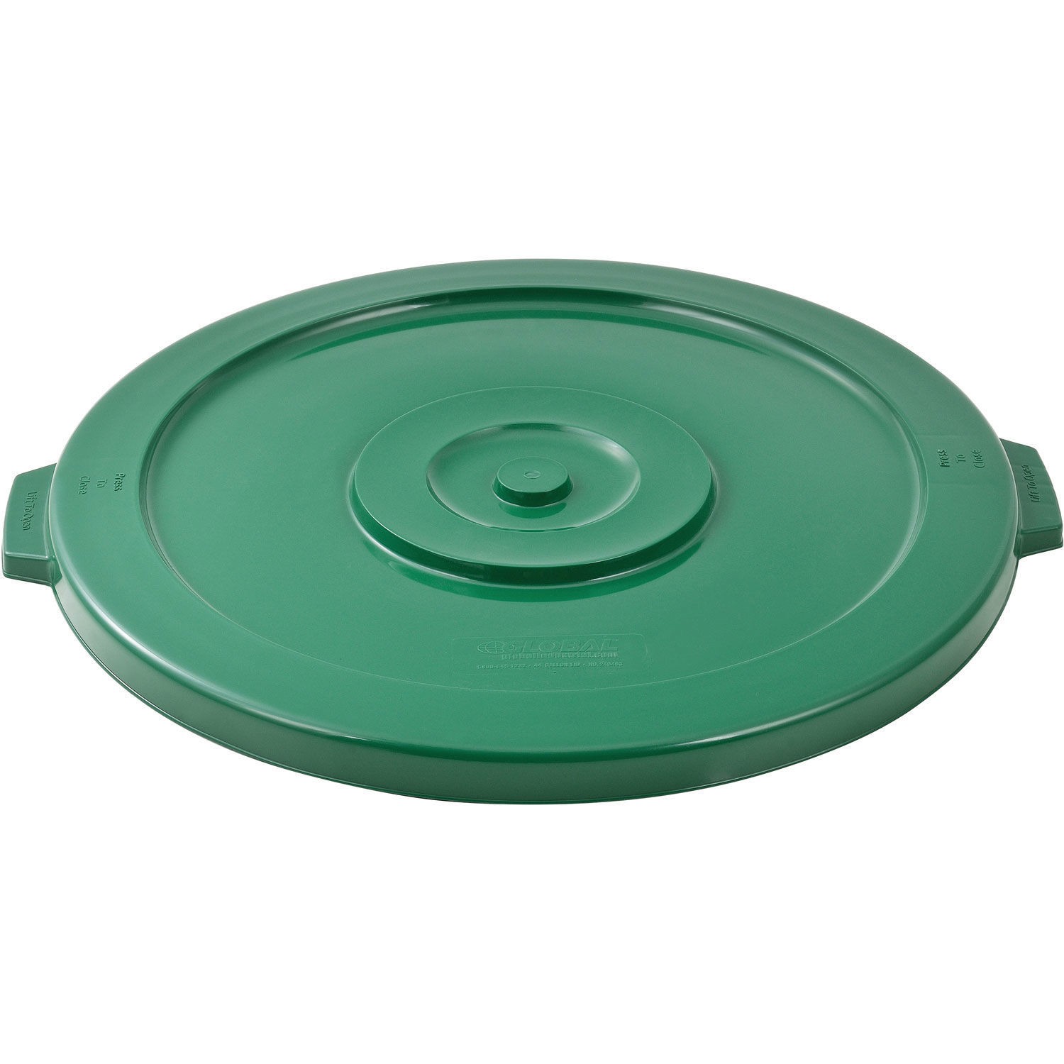 Global Industrial 44 Gallon Garbage Can Lid Green