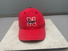 Nebraska Cornhuskers Strapback Kids Hat Cap Red 90 Era Logo