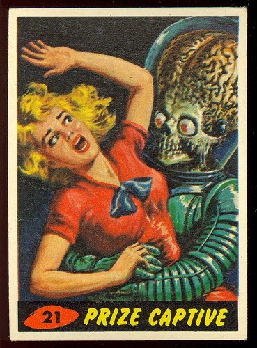 1962 Topps Mars Attacks #21 Prize Captive — TAG (grade unconfirmed)