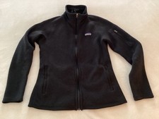 PATAGONIA Jacket Women's Small Black Better Sweater Full Zip Fleece STY25543