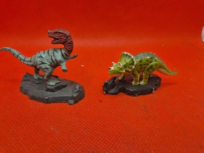 Vintage Kenner Jurassic Park Ceratosaurus & Triceratops Druckguss Metall Dinosaurier  93