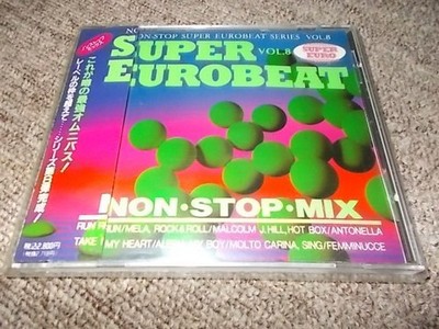 CD SUPER EUROBEAT VOL.8 NON-STOP MIX BEAT FREAK BFCD-0008 1990