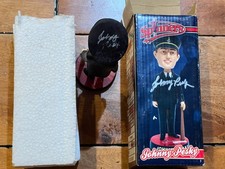DUAL SIGNED Johnny Pesky Lowell Spinners Bobble Head Boston Red Sox Autographed