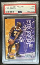 1996-97 Skybox Premium Kobe Bryant Rookie RC #203 Lakers PSA 9