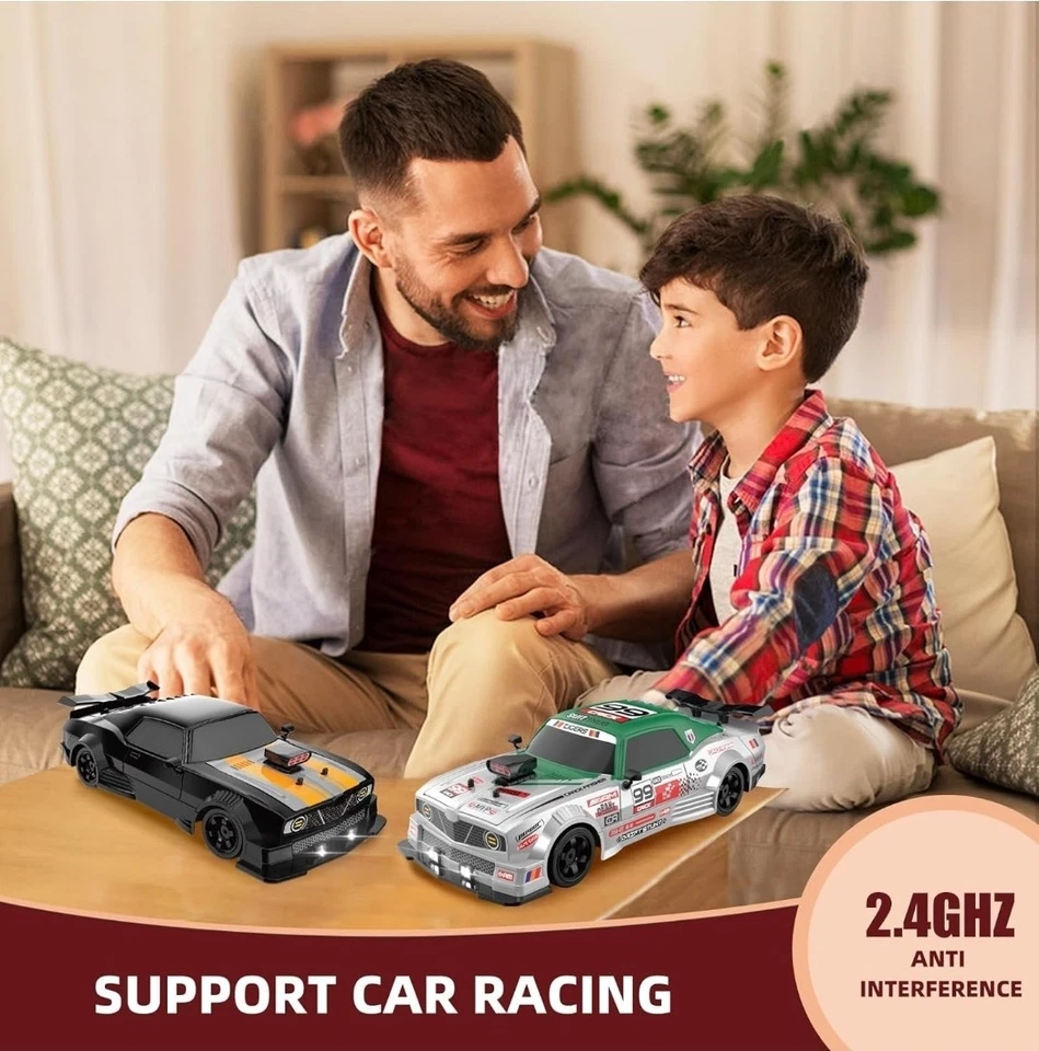 Coche de carreras RC 1:16 4x4 RC 2.4G 30KM/H control remoto de alta velocidad coche de deriva Foto 4 de 4