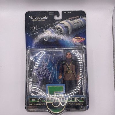 Babylon 5 Marcus Cole White Star Figure Warner Bros 1997 Exclusive Premiere New