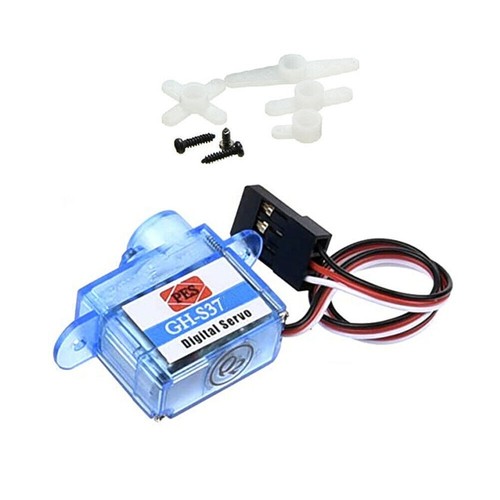 2 Stück GH-S37D 3,7 g Ultra Micro Digital Servo Nano Feather Servos RC Flugzeug - Bild 5 von 5