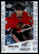 2010-11 Upper Deck Ice Brandon Pirri Rookie 1695/1999 Chicago Blackhawks #70