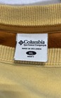 Columbia Men's Yellow Crewneck Sweatshirt Embroidered Logo Size XL — photo 3