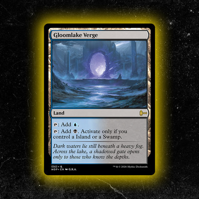 Gloomlake Verge - Custom MTG Commander / Playtest Card