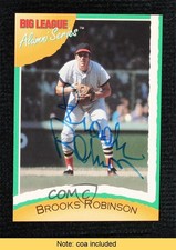1996 Big League Chew Alumni Series Auto Brooks Robinson Auto HOF 10lp
