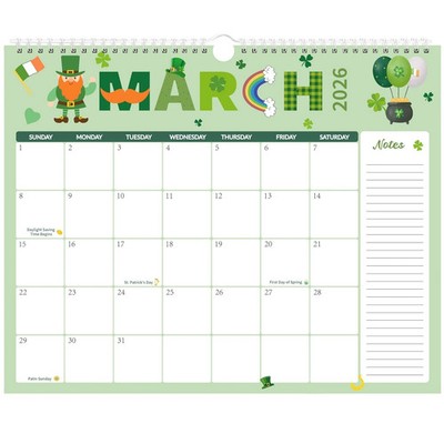 2026 Calendar - 18-Month Wall 2026-2027 from Jan. 2026 - Jun. 2027,... 