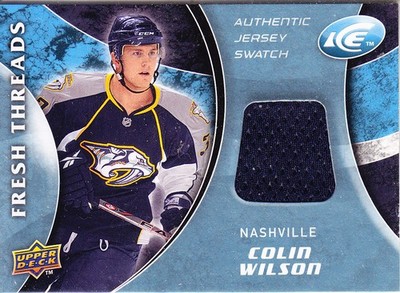 2009-2010 @ UPPER DECK ICE @ JERSEY @ FRESH THREADS @ COLIN WILSON @ NASHVILLE