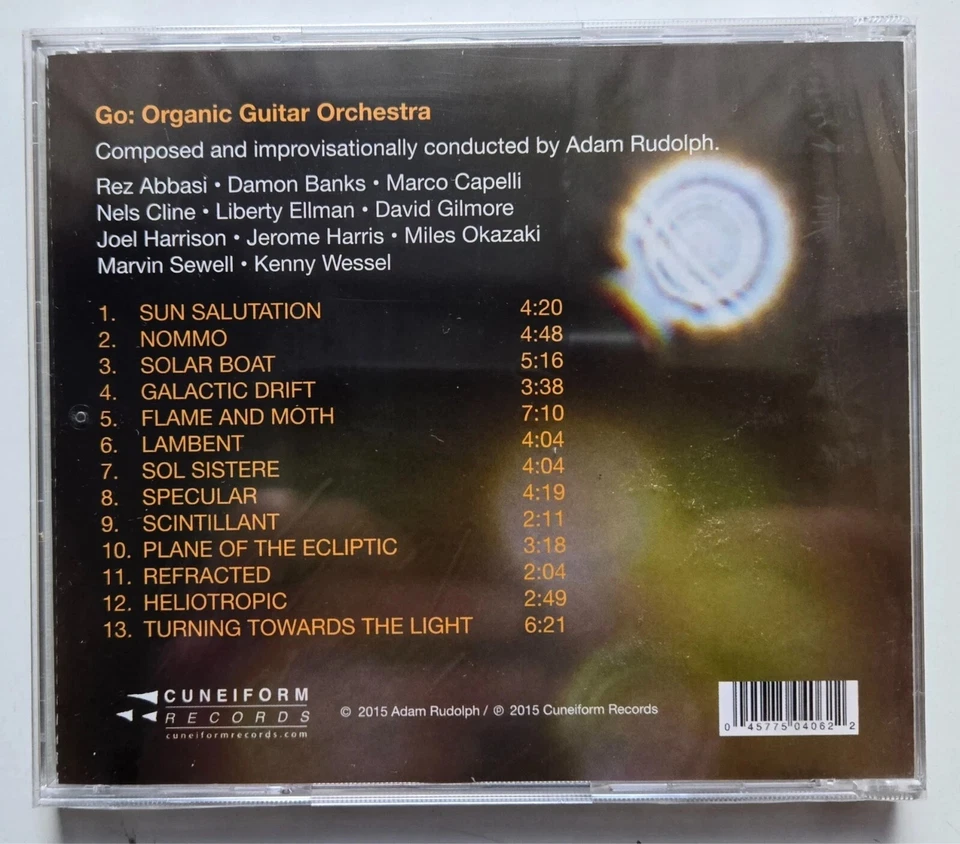 CD: Adam Rudolph /Go:Organic Guitar Orchestra - Turning Towards The Light (2015) - Image 2 of 2