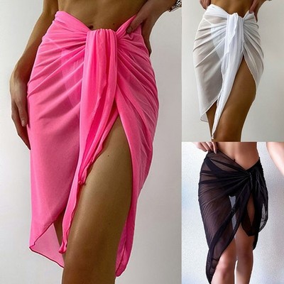 Brandneu Chiffon -Schal Frauen Sarongs Badeanzug Badebekleidung Chiffon