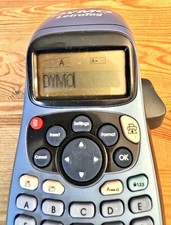 Dymo LetraTag LT-100H Handheld Thermal Label Printer Black/Blue VGC.