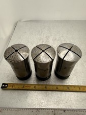 HARDINGE 7/32 5/32 3/16 2J Collets Machinist Tools Lot Of 3 Minor surface Rust !