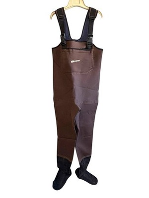 Simms Brown Black Fishing Waders Outdoor Travel Hiking Western