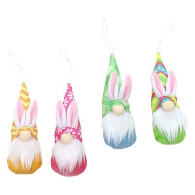  4 stücke Easter Bunny Gnome Decor Hängende Gnome Hängende Gnome Home Cartoon