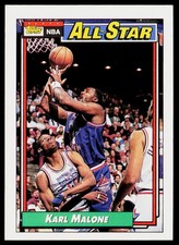 Karl Malone 1992-93 Topps All Star #123 Utah Jazz