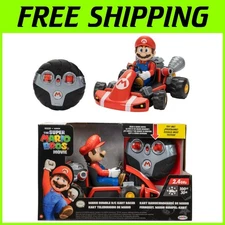 Super Mario Movie R/C Car - Lights, Sounds, Spinning Action