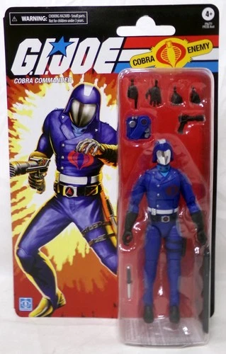 GI Joe Classified Series Retro Card Cobra Commander 6" Figure Hasbro 2025 New