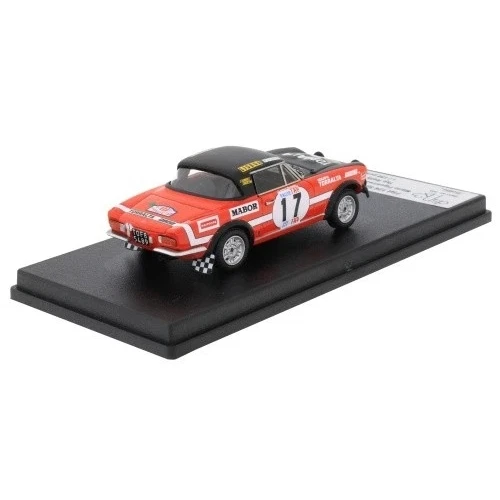 FIAT 124 SPORT SPIDER 1600 TAP RALLY 1973 FIGUEIREDO-BARATA 1:43 Trofeu Auto Ral - Immagine 2 di 3