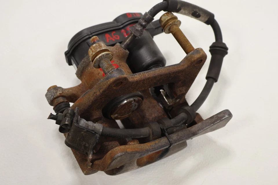 AUDI A6 QUATTRO C7 2012-2018 AWD parte trasera derecha pasajero ABS pinza de freno OEM Foto 4 de 4