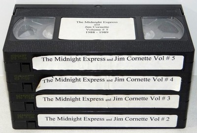 The Midnight Express and Jim Cornette *LOT* of 4 VHS Wrestling Tapes Vol. #2-5