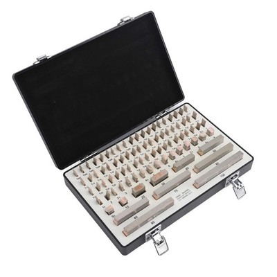 87x Gauge Block Set Industrial Rectangular Steel Gage Block Set With Toolbox