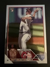 Peyton Battenfield Rookie 2023 Topps Chrome Update Series #USC102 Guardians