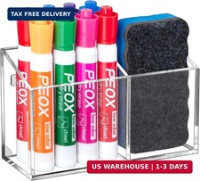 BEYGORM Magnetic Dry Erase Marker Holder for Whiteboard,Non-slip Acrylic Magnet