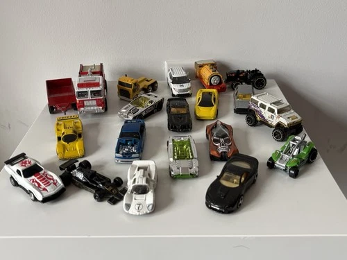 Lot of 20 HOT WHEELS + Other Brands Vintage Cars Trucks Dune Buggy Tractor