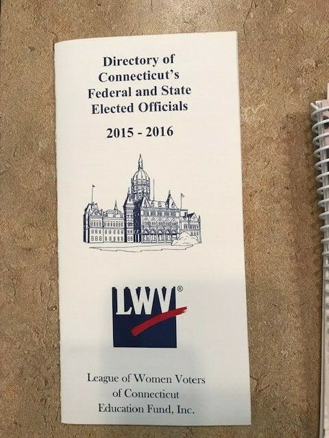 Connecticut League of Women Voters Elected Officials Guide-2015-2016