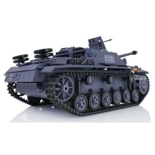 On Sale Henglong 2.4G 1/16 7.0 Plastic RC Tank Model Stug III 3868 RTR BB IR Ver - Picture 4 of 12
