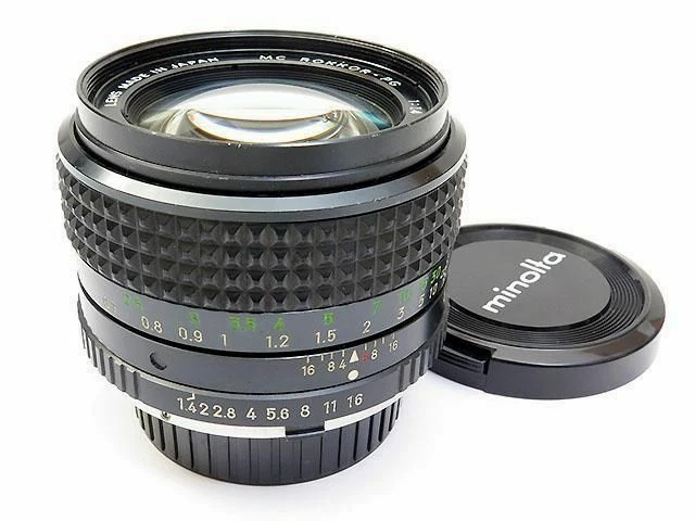 Minolta MC Rokkor-PG 50mm F1.4 MF Standard Prime Lens Excellent
