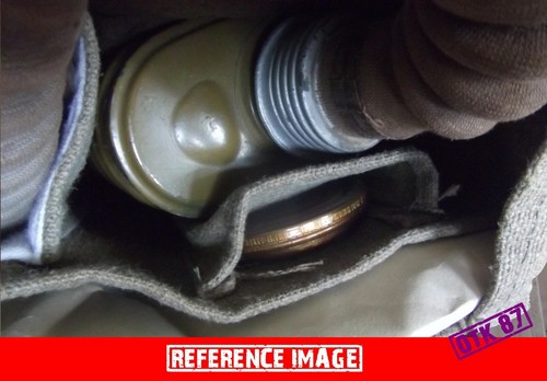 ORIGINAL Sowjetische Armee Blendschutzglas Dose für Kopfmasken "НП" silber, neu - Bild 5 von 7